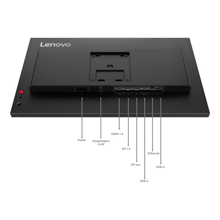 Lenovo ThinkVision T24D-40 23.8"FHD 120Hz 250nits AG HDMI DP USB Eclipse Black