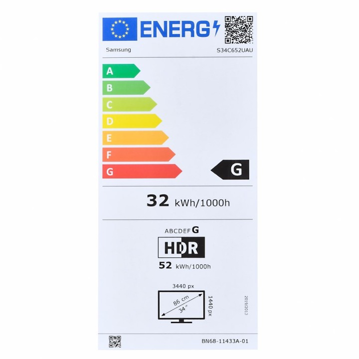 MONITOR SAMSUNG LED 34" LS34C652UAUXEN 100Hz