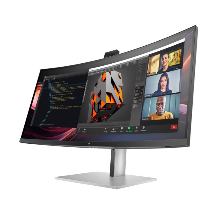 Monitor HP LED 34” S7 Pro 734pm (8K157UT) Curved IPS 120Hz WQHD Kamera RJ-45 ThunderBolt 4