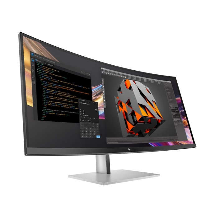 Monitor HP LED 37,5” S7 Pro 738pu (8K167AA) Curved IPS WQHD+ HDR400 RJ-45 ThunderBolt 4