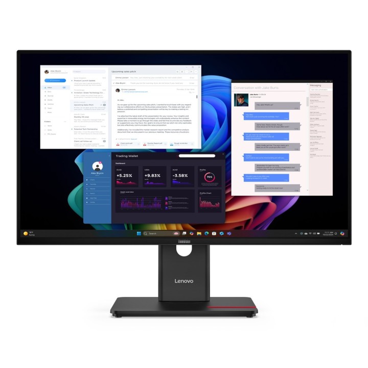 Lenovo ThinkVision T27UD-40 27"UHD IPS 60Hz 350nits AG USB HDMI DP RJ45 Eclipse Black 3Y OnSite