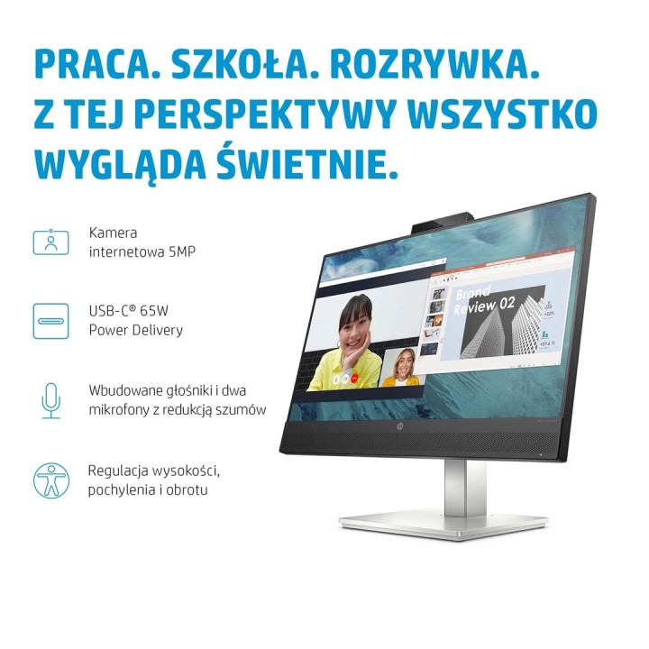 MONITOR HP LED 23,8” E24M G4 (40Z32AA)