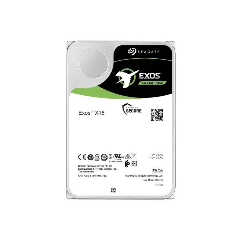 Dysk serwerowy HDD Seagate Exos X18 (16 TB 3.5" SATA III)