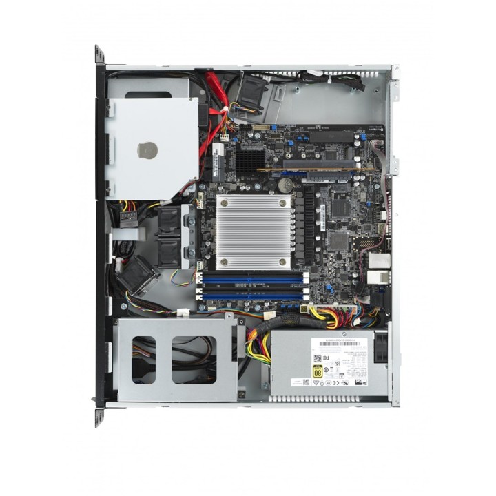 ASUS Rack 1U RS100-E11-PI2/250W Intel C2521x LGA1200 95W 4xDDR4 3200/2933/2666 2x3.5" SATA Intel® I210AT x2 PSUx1 250W 80 PLUS