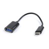 GEMBIRD ADAPTER USB TYP-C MĘSKI DO USB A ŻEŃSKI OTG, 20CM
