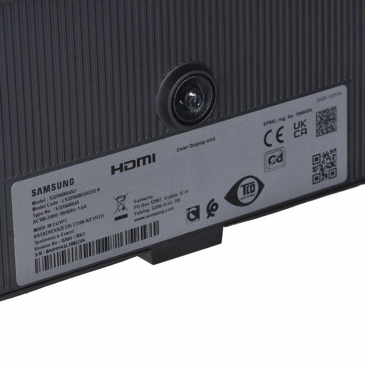 MONITOR SAMSUNG LED S60UD 32" LS32D600UAUXEN 100Hz
