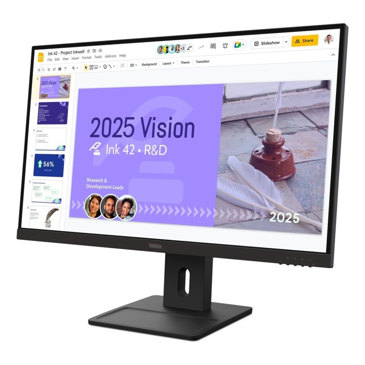 Lenovo ThinkVision E27Q­40 27"QHD 100Hz 350nits AG HDMI DP Raven Black