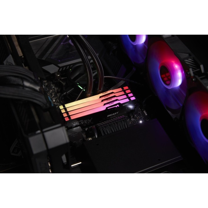 KINGSTON DDR5 32GB 6000MT/s CL30 DIMM (Kit of 2) FURY Beast RGB EXPO