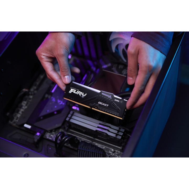 KINGSTON DDR5 32GB 6000MT/s CL30 DIMM (Kit of 2) FURY Beast RGB EXPO