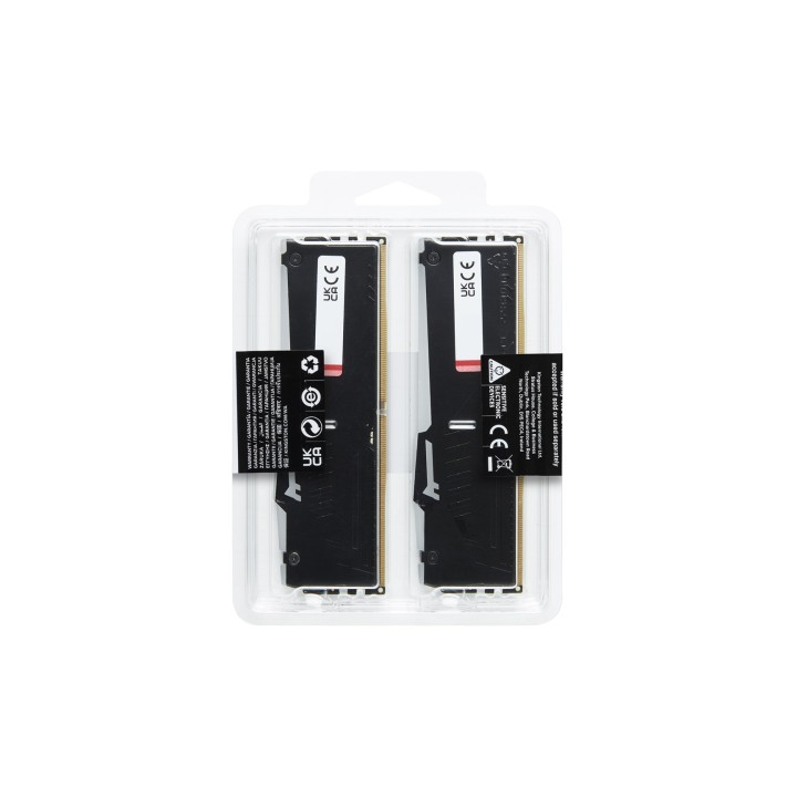 KINGSTON DDR5 32GB 6000MT/s CL30 DIMM (Kit of 2) FURY Beast RGB EXPO