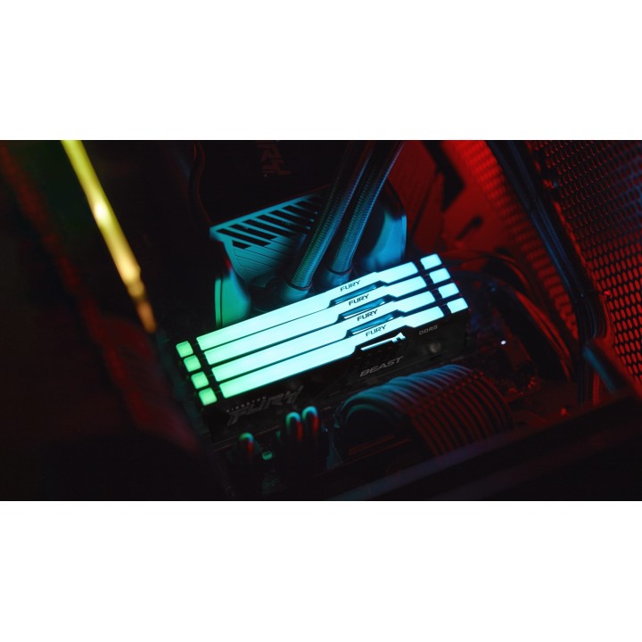 KINGSTON DDR5 32GB 6000MT/s CL30 DIMM (Kit of 2) FURY Beast RGB EXPO