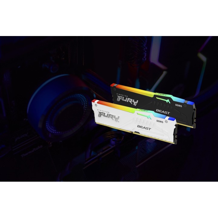 KINGSTON DDR5 32GB 6000MT/s CL30 DIMM (Kit of 2) FURY Beast RGB EXPO