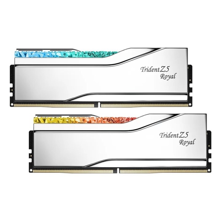 G.SKILL TRIDENT Z5 ROYAL RGB DDR5 2X16GB 6000MHZ CL28 SILVER F5-6000J2836G16GX2-TR5S