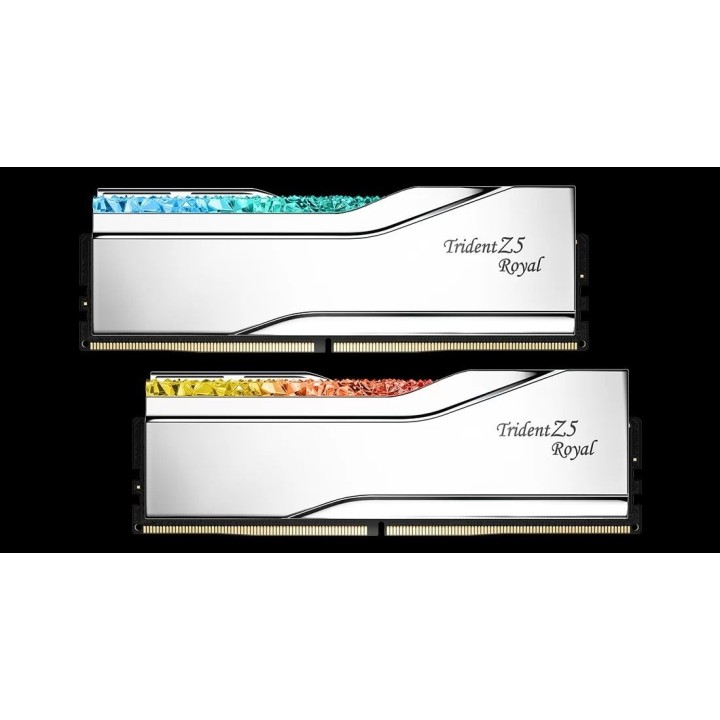 G.SKILL TRIDENT Z5 ROYAL RGB DDR5 2X16GB 6000MHZ CL28 SILVER F5-6000J2836G16GX2-TR5S