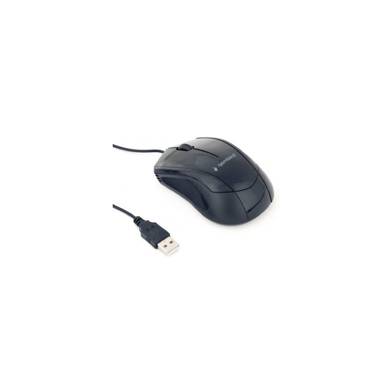 Mysz GEMBIRD MUS-3B-02 (optyczna 1000 DPI kolor czarny)