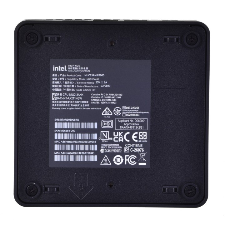 Actina NUC RNUC13ANKI50002/8GB/256SSD/W11P [4992]