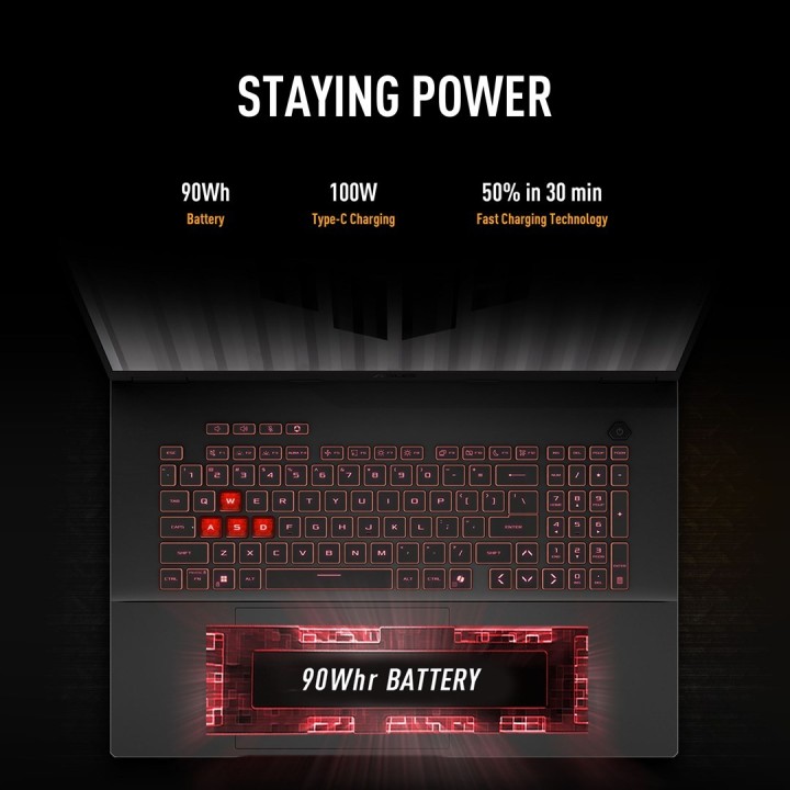 ASUS TUF Gaming A18 FA808UM-S9058 Ryzen 7 260 18.0" 2.5K 240Hz IPS-level 500nits AG 16GB DDR5 5600 SSD512 GeForce RTX 5060 8GB