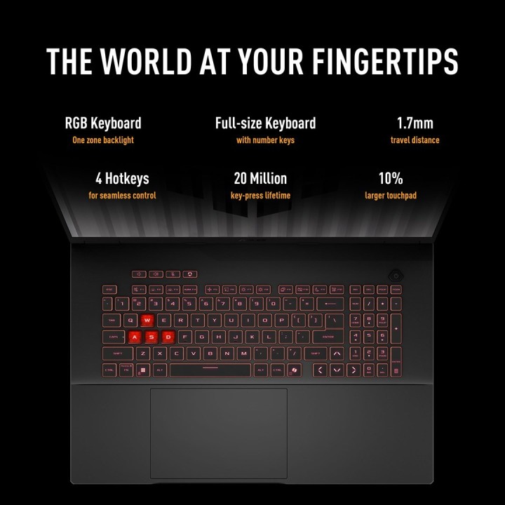 ASUS TUF Gaming A18 FA808UM-S9058 Ryzen 7 260 18.0" 2.5K 240Hz IPS-level 500nits AG 16GB DDR5 5600 SSD512 GeForce RTX 5060 8GB