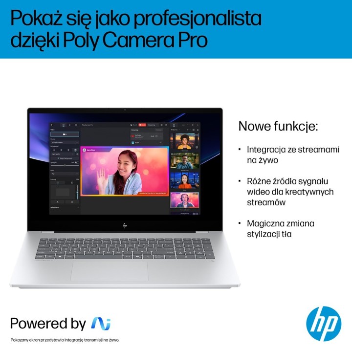 HP OmniBook 7 17-dc0219nw Ultra 5 226V 17.3"FHD Touch IPS 400nits Glare 16GB LPDDR5X SSD1TB Arc 130V Cam 5MP+IR 83Wh Win11 Ice