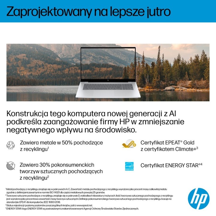 HP OmniBook 7 17-dc0219nw Ultra 5 226V 17.3"FHD Touch IPS 400nits Glare 16GB LPDDR5X SSD1TB Arc 130V Cam 5MP+IR 83Wh Win11 Ice