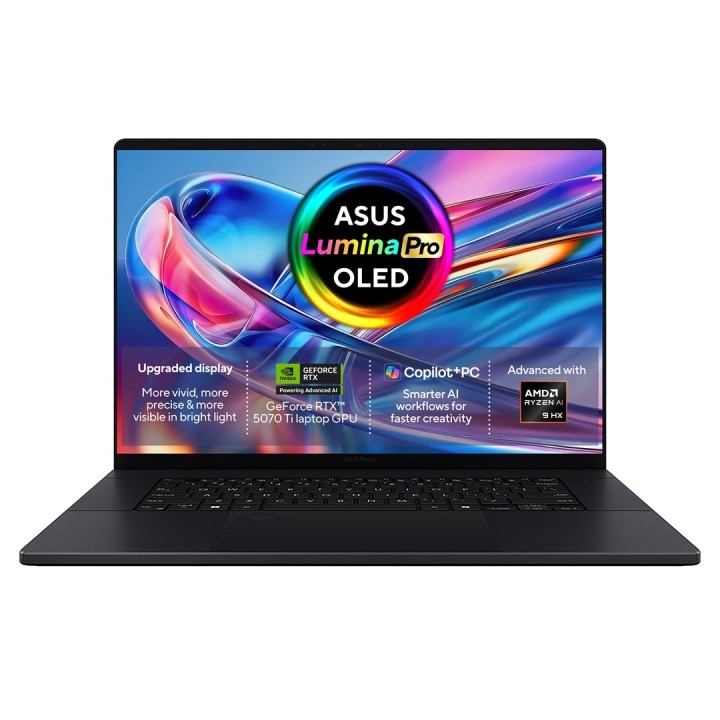 ASUS ProArt P16 H7606WR-SE058X Ryzen AI 9 HX 370 16.0"4K 120Hz 1600nits AR LBL 32GB LPDDR5X SSD1TB GeForce RTX 5070 Ti 12GB