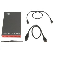 Obudowa Patriot Memory Gauntlet 4 PCGT425S (2.5" Micro USB 3.0 B Aluminium, Tworzywo sztuczne kolor srebrny)