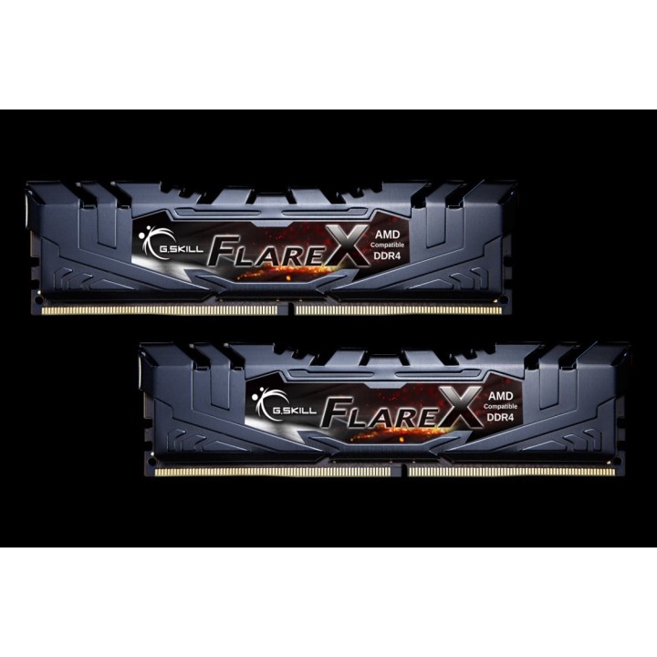 Zestaw pamięci G.SKILL FlareX F4-3200C16D-16GFX (DDR4 DIMM 2 x 8 GB 3200 MHz CL16)