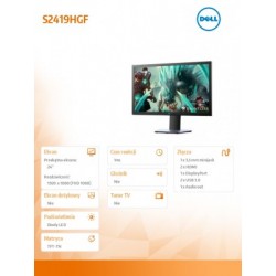 Dell Monitor S2419HGF 24 AMD FreeSync TN LCD Full HD (1920x1080)1692xHDMIDP3Y PPG