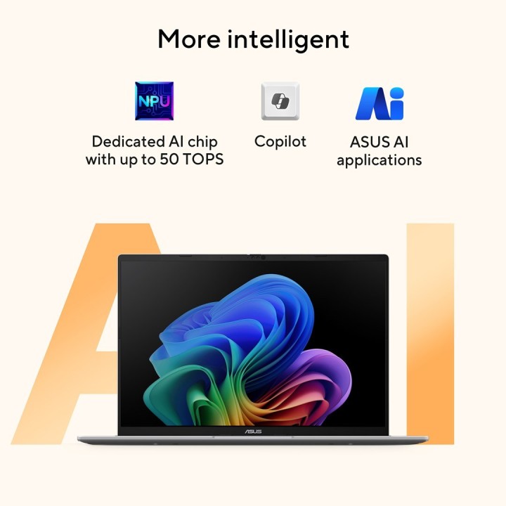 ASUS Vivobook 16 M1607KA-MB164W Ryzen AI 5 330 16.0"WUXGA IPS-level Panel 60Hz 300nits AG 16GB DDR5 SSD512 Radeon Graphics