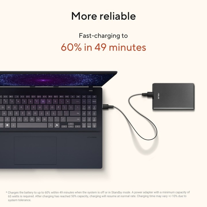 ASUS Vivobook 16 M1607KA-MB164W Ryzen AI 5 330 16.0"WUXGA IPS-level Panel 60Hz 300nits AG 16GB DDR5 SSD512 Radeon Graphics