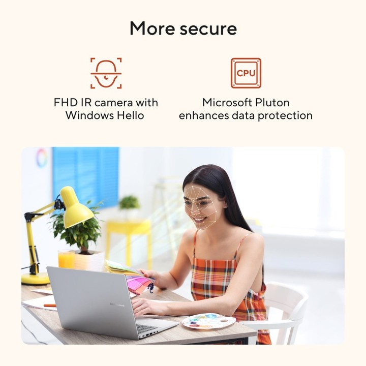 ASUS Vivobook 16 M1607KA-MB164W Ryzen AI 5 330 16.0"WUXGA IPS-level Panel 60Hz 300nits AG 16GB DDR5 SSD512 Radeon Graphics