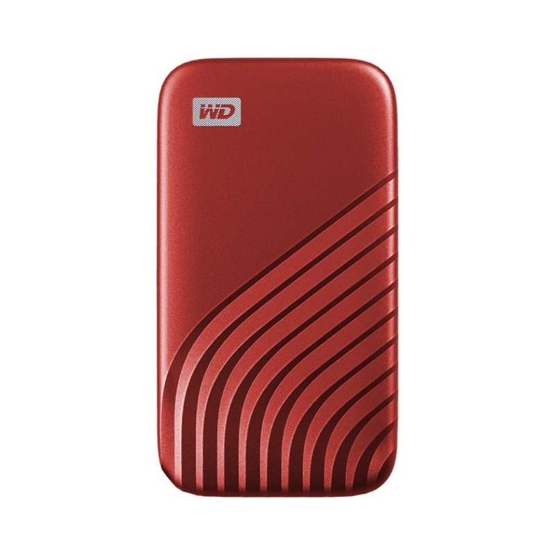 Dysk zewnętrzny SSD WD My Passport (1TB USB 3.2 Gen 2 Czerwony WDBAGF0010BRD-WESN)