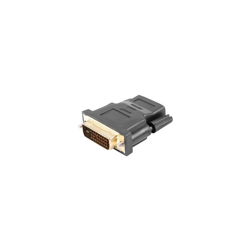 Adapter Lanberg AD-0010-BK (HDMI F - DVI-D (24+1) M kolor czarny)