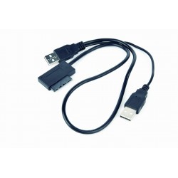 Adapter GEMBIRD A-USATA-01 (USB M - SATA M 0,50m kolor czarny)