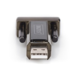 Adapter DIGITUS DA-70156 (USB M - RS-232 M kolor czarny)