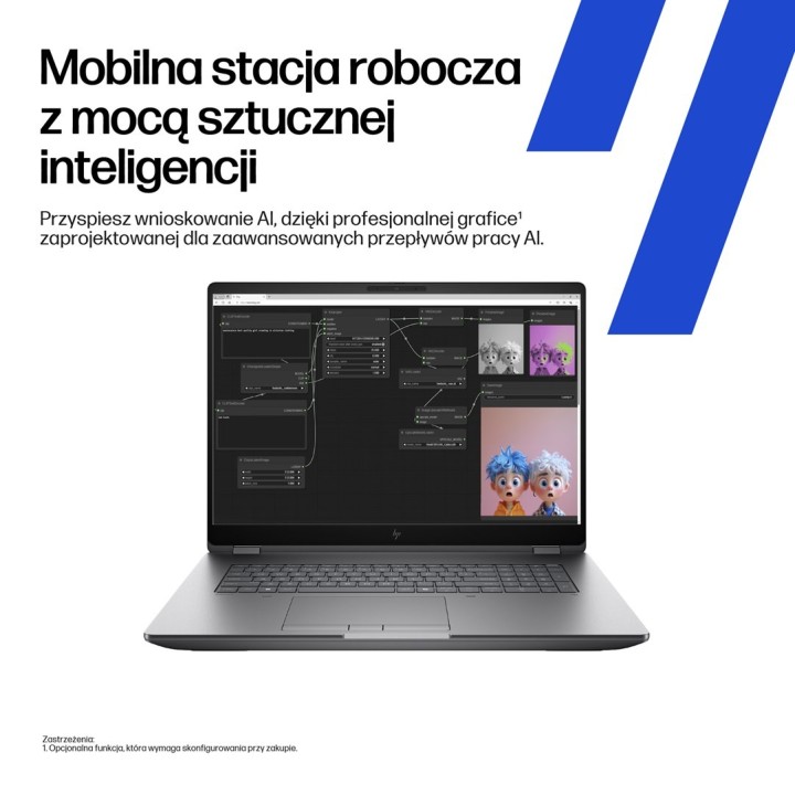 HP ZBook Fury G1i 18 Ultra 7 265HX vPro 18.0"WQXGA IPS 500nits 165Hz AG 32GB DDR5 5600 SSD1TB RTX Pro 2000_8GB Cam IR 5 Mpx AI