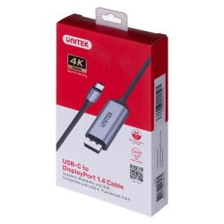 UNITEK KABEL ADAPTER USB-C - DP 1.4 8K 60HZ 1,8M