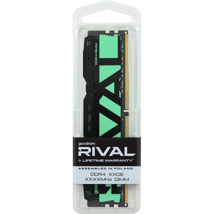DDR4 2x32GB KIT UDIMM goodram RIVAL Radiant Green