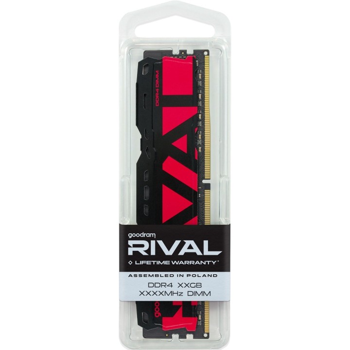 DDR4 2x32GB KIT UDIMM goodram RIVAL Radiant Red