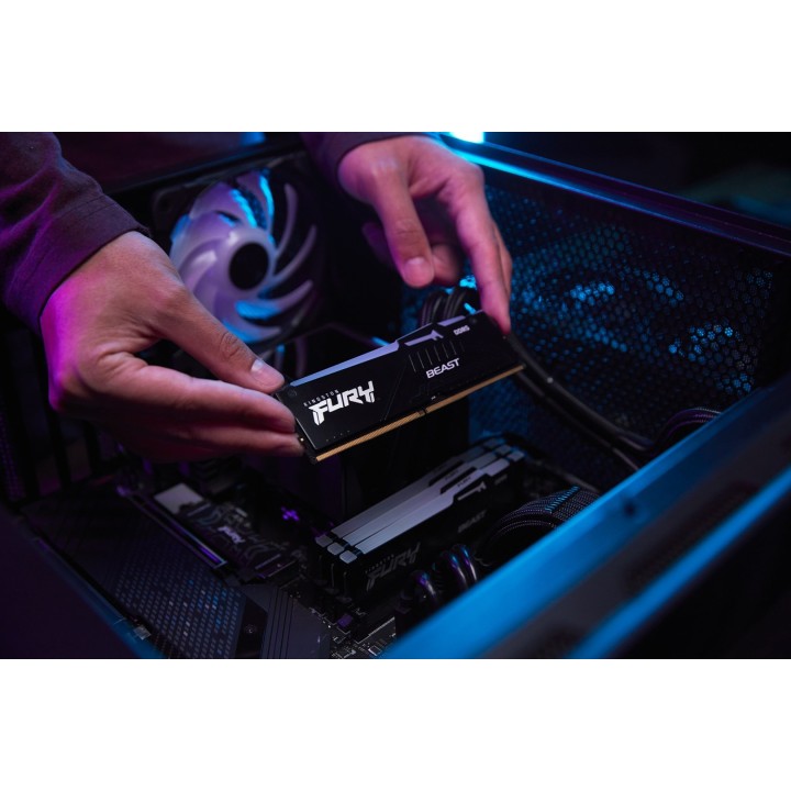 KINGSTON DDR5 32GB 6000MT/s CL36 DIMM (Kit of 2) FURY Beast RGB EXPO