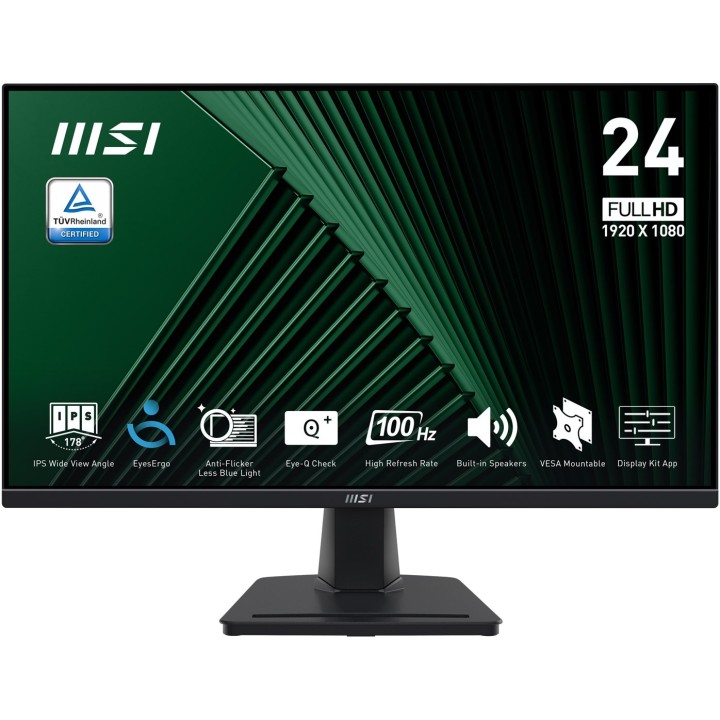MSI Monitor 23.8" PRO MP245G FHD 100Hz