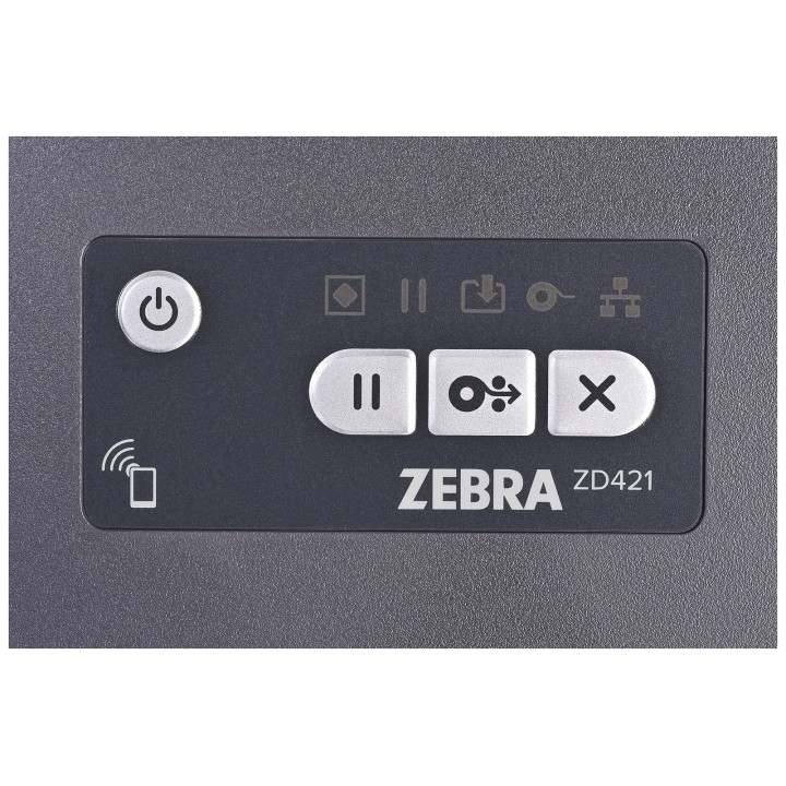 Zebra Drukarka etykiet ZD421D/termiczna/USB/Ethernet/300dpi ZD4A043-D0EE00EZ