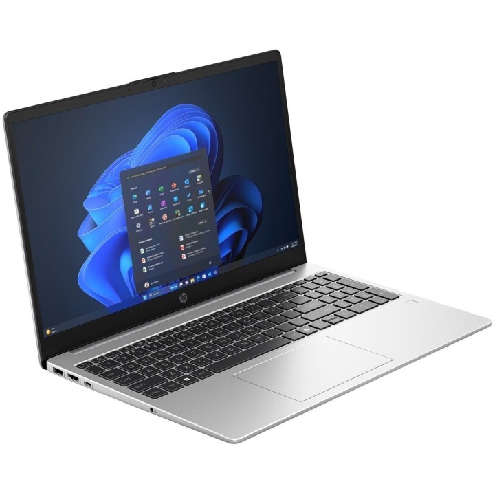 HP 250R G10 Core 5 120U 15.6"FHD 16GB DDR4 SSD512 Intel Graphics W11Pro Turbo Silver