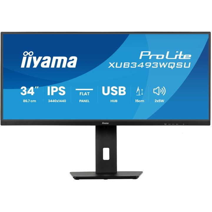 MONITOR IIYAMA LED 34" XUB3493WQSU-B6 120Hz