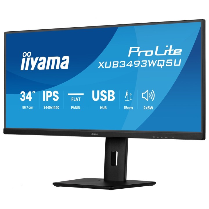 MONITOR IIYAMA LED 34" XUB3493WQSU-B6 120Hz