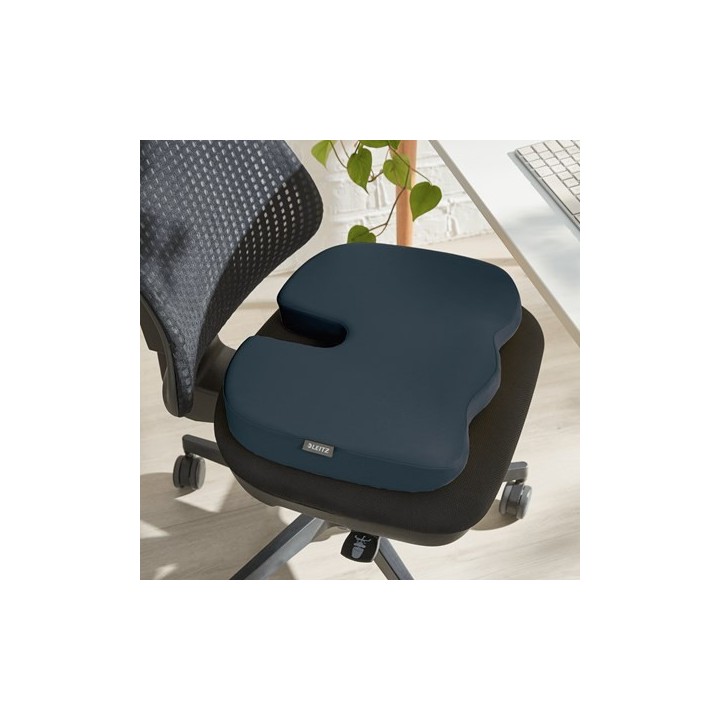 LEITZ Ergo Cosy Ortopedyczna poduszka na krzesło szara