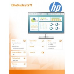 HP Inc. Monitor 27 EliteDisplay E273 1FH50AA