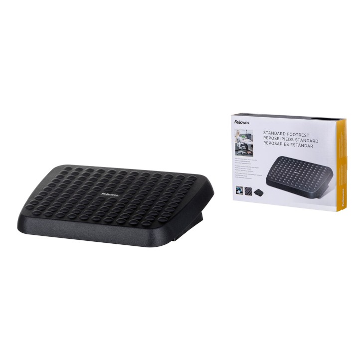 Fellowes Ergonomia podnóżek ergonomiczny biurowy pod stopy, czarny