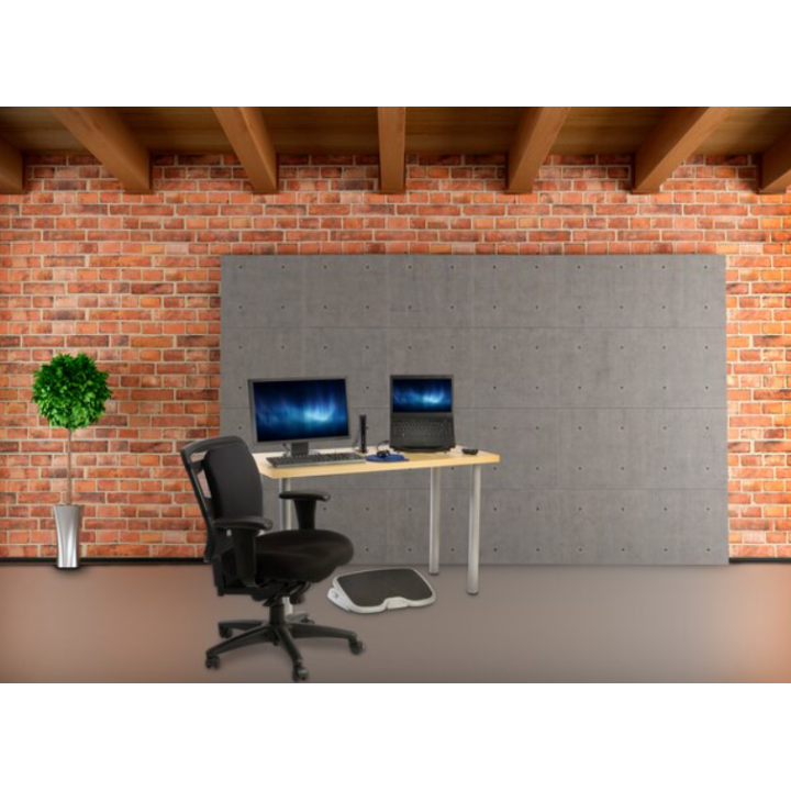 Kensington SoleMate Plus Podnóżek szaro-czarny