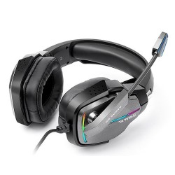 Słuchawki gamingowe REAL-EL GDX-7780 SURROUND 7.1 (black, RGB, z wbudowanym mikrofonem)